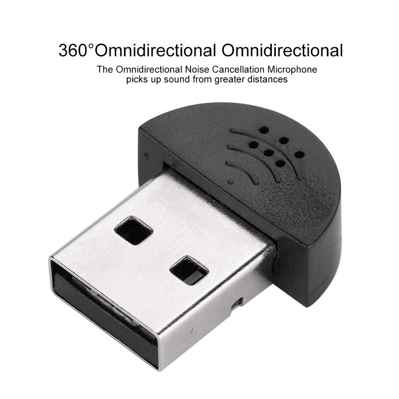 Yosoo Health Gear USB 2.0 Mikrofon, Tragbares USB Studio Sprachmikrofon