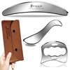 BYYDDIY 3 in 1 Stainless Steel Muscle Scraper Tools Set,Scraping