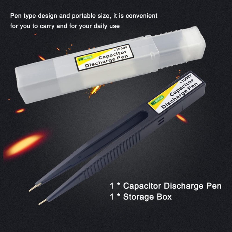 1000V Portable Capacitor Discharge Pen High Voltage Quick Discharging Tool