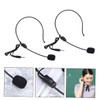 FRCOLOR 4PCS Head Mounted Microphone with Voice Amplifier Wired Earhook