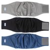 Teamoy Dog Manners Belt, Set of 3, Gray Mesh Lining,