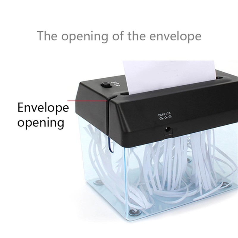 USB Paper Shredder Universal Mini Battery USB Powered Paper Cutting