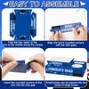 Jansun 36 Pcs Graduation Snack Trays & Boxes - Blue,