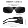 FIMOSON Fit Over Glasses Sunglasses for Men Women, Wrap Around