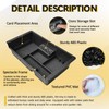 Center Console Organizer Tray Compatible with 2014-2018 Chevy Silverado/GMC Sierra