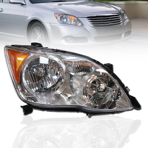 HID Front Headlights, Clear Headlamp, For 2008-2010 Toyota Avalon XL