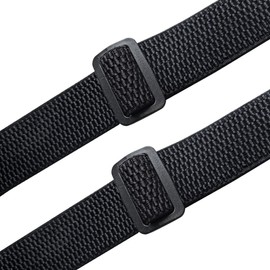 Heavy Duty Suspenders for Men Work Biker Outdoor 3.8cm Wide X-Back with 4 Snap Hook Adjustable Elastic Trouser Braces Strap Belt