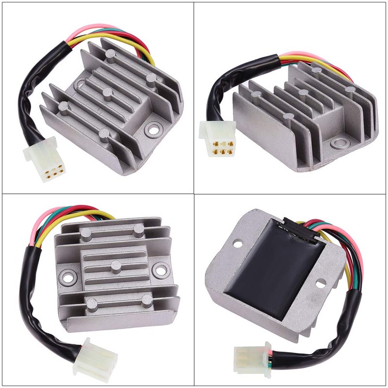 Ignition Coil 6 Pin CDI Voltage Regulator Rectifier Solenoid Relay