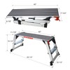 TREATLIFE HOME Aluminum Folding Work Platform for Enhanced Stability and
