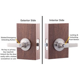 Copper Creek AL1231SS Avery Lever, Satin Nickel