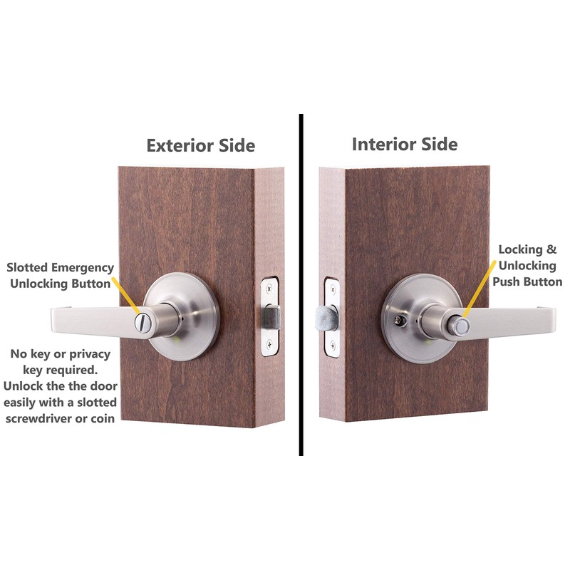 Copper Creek AL1231SS Avery Lever, Satin Nickel