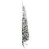 FAMIROSA 7 ft Slim Artificial Half Christmas Tree with Stand