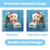 9 Sheets 156Pcs Christmas Decorations Window Clings, Large 3D Lucky