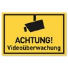 Achtung Videoüberwachung Sign (30 x 20 cm Plastic) - Warning