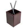 Dacasso Bonded Leather Pencil Cup - Luxury Cup Storage for