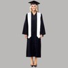 Juephe 2 Pieces 70 Inch Unisex Adult Graduation Stole Plain