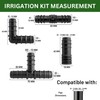 MYPURECORE 26-Pc Ultimate Garden Irrigation Kit: 13mm (1/2) Pipe Connectors,