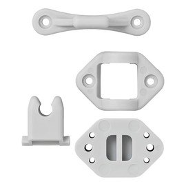 blntackle76 Set of 1, 2, 4, 6 or 8 Door Stops for Caravan, White, Black Door Camper, Door Holder Service Flap Motorhome, Door Catch Campervan, Door Lock (1 Piece Grey)