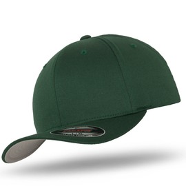 Flexfit Baseball Cap in Bundle with UD Skull Bandana in Many Colours, Spruce