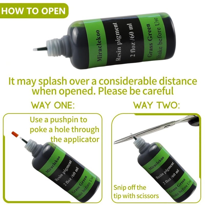 Grass Green Epoxy Resin Color Dye Colorant Liquid Epoxy Resin