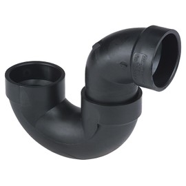 NIBCO Fig No U5885, 2 in. ABS DWV P-Trap Hub x Hub, Solvent Weld
