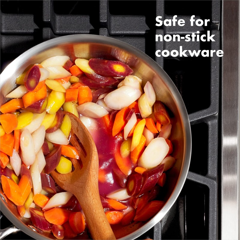 OXO Good Grips Large Wooden Slotted Spoon, Beech