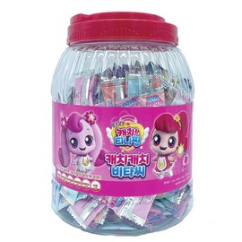 Catchtinipping 500 tablets cylindrical children's character vitamin / 캐치티니핑 500정 원통형 어린이 캐릭터 비타민