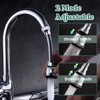 Water Saver for Tap, Flexible Tap Aerator, Anti-Splash Tap Aerator,