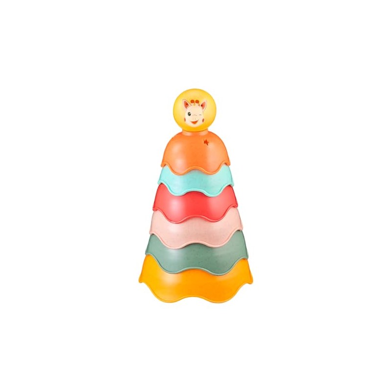 Sophie la Girafe - Stacking Game with 6 Colourful Bowls