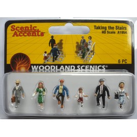 Woodland Scenics A1954 Stairs Climbing People Figures Track H0 HO 1:87 Taking The Stairs