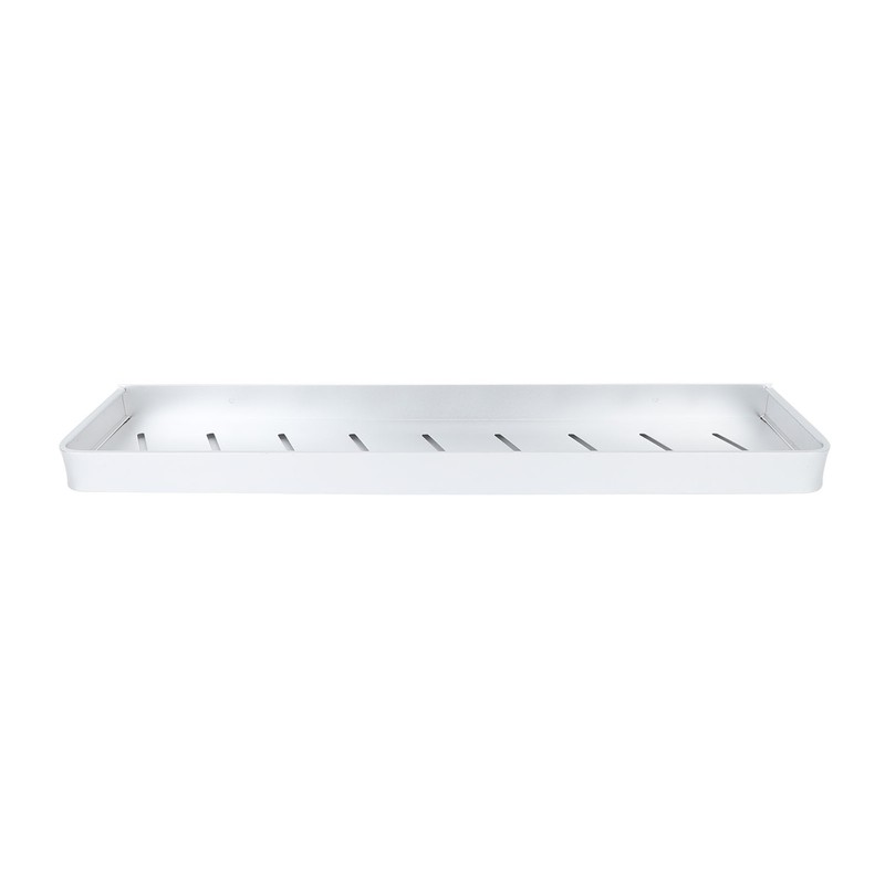 Bathroom Space Aluminum Shelf Bathroom Wall Mounted Drill Free Shelf