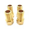4pcs 1/2" Female to 1/2" Male Pipe Nipple Extension Connector