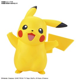 Pokémon Plamo Collection Quick!! 01 Pikachu Color Coded Plastic Model