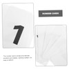 WOONEKY Number Digital Cards 1-10 Set for Table Desktop Easy
