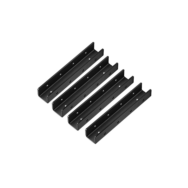 heneng 4 Pcs Square Tube Fence Mounting Brackets for 1"