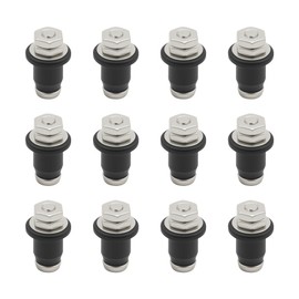 Homhelar RV Water Tank Probe Sensors, Screw-in Water Level Sensors for Fresh Water, Gray Water, and Black Tank Waste Water (12-Pack)