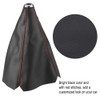 EVGATSAUTO Gear Shift Knob Gaiter, PU Leather Universal Bright Black