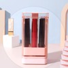 Lipstick Holder Auto Lifting Dustproof Large Capacity Transparent Window Lipstick