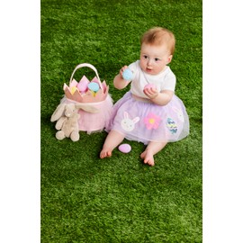 Mud Pie Children's Easter Sequin Tutu Pu; 3T-5T