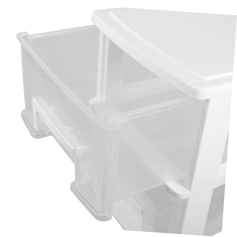 DOITOOL Clear Drawer Organizer Box for Office Desk Storage Case