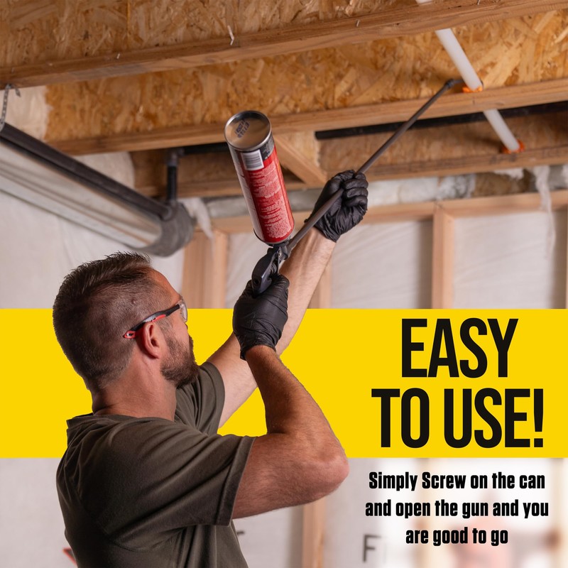 AWF PRO Spray Foam Gun 40" Long Nozzle, High Precision,