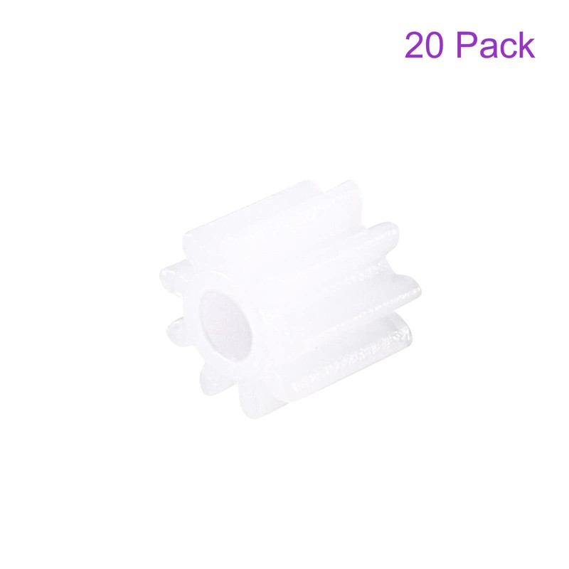DMiotech 20pcs 9 Teeth Plastic Gear Model 092A Reducer Plastic