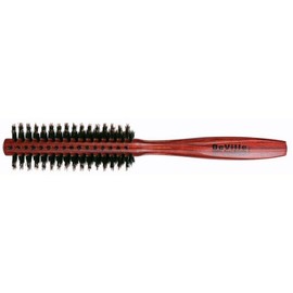 Spornette Deville Boar Bristle Round Brush for Women - Small Round Hair Brush for Blow Drying, Curling & Styling - Adds Shine, Volume & Lift to All Hair Types (1.5 Inch)