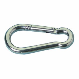 Smart Marine 10 pack 7mm x 70mm 2-3/4" x 9/32" Snap Hook Spring Carabiner Stainless Steel 316