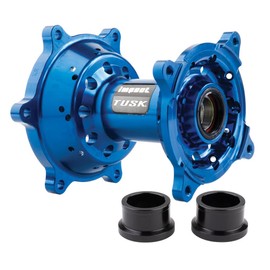 Tusk Impact Motorcycle Hub - Rear Blue Compatible with Yamaha YZ250F 2022-2025/YZ450F 2022-2025