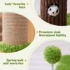 Woochpet 33" Tall Cat Scratching Post for Indoor Cats, Premium