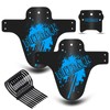 NICEDACK Mud Guard, 2Pcs MTB Bicycle Mudguards for 26" 27.5"