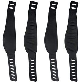 4 PCS Exercise Bike Pedal Straps, Heavy Duty Adjustable Length Universal Pedal Strap Fits Most Bike Pedals Exercise Bike Bicycle Cycle for Home or Gym (style2)