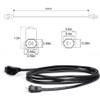 Universal Power Cord for Recliner Chair - 2-Pin Power Adapter