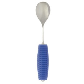 TE to TE Okabe Tableware Mfg. Flexible Kids Metal Spoon, Large, Blue, Made in Japan